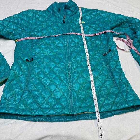 The North Face Women’s ThermoBall Jacket Teal Medium Insulated Lightweight - Picture 10 of 12